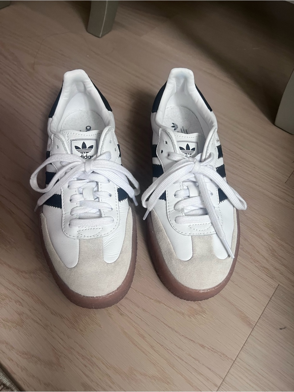 adidas Samba Platform Women’s Sneakers - White, Black & Gum